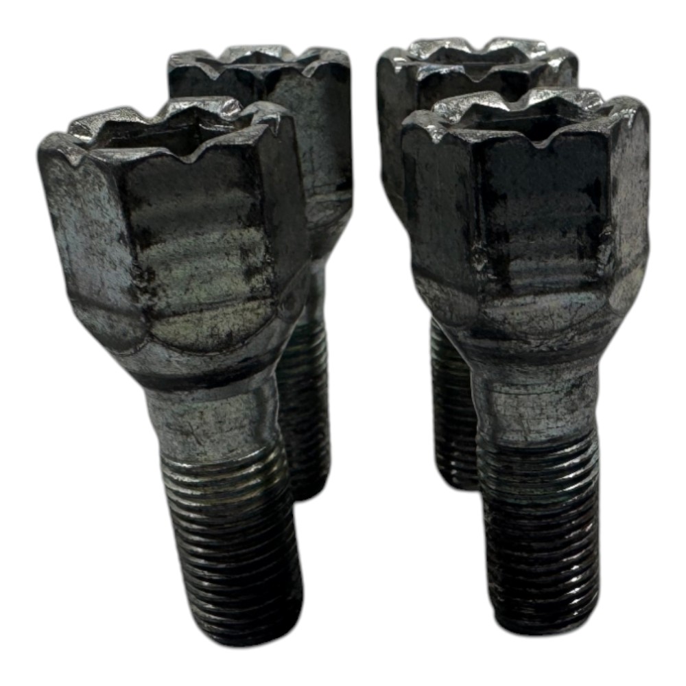 Kit Jogo 4 Parafuso Fixacao Roda Ferro Fiat Siena Uno Strada 5