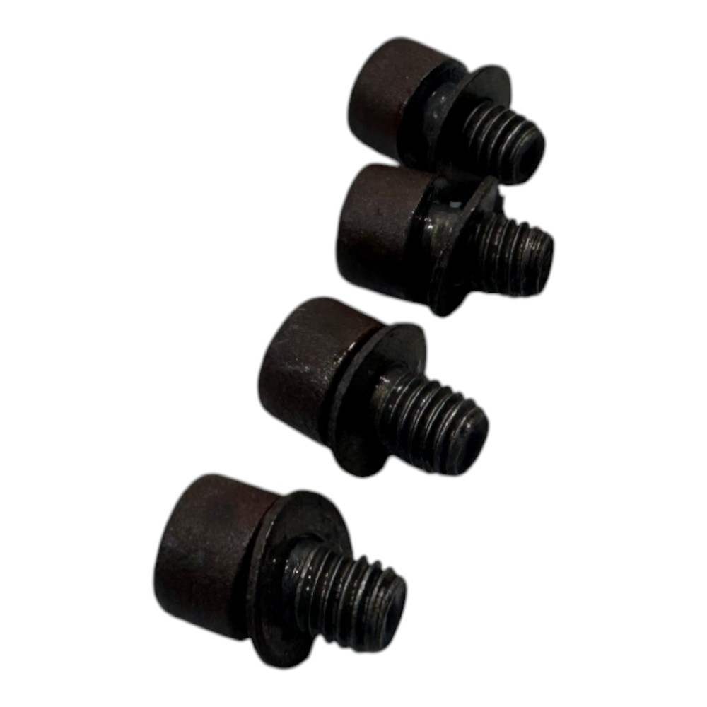 Kit Jogo 4 Parafuso Polia Virabrequim Vw Gol Saveiro Parati 4