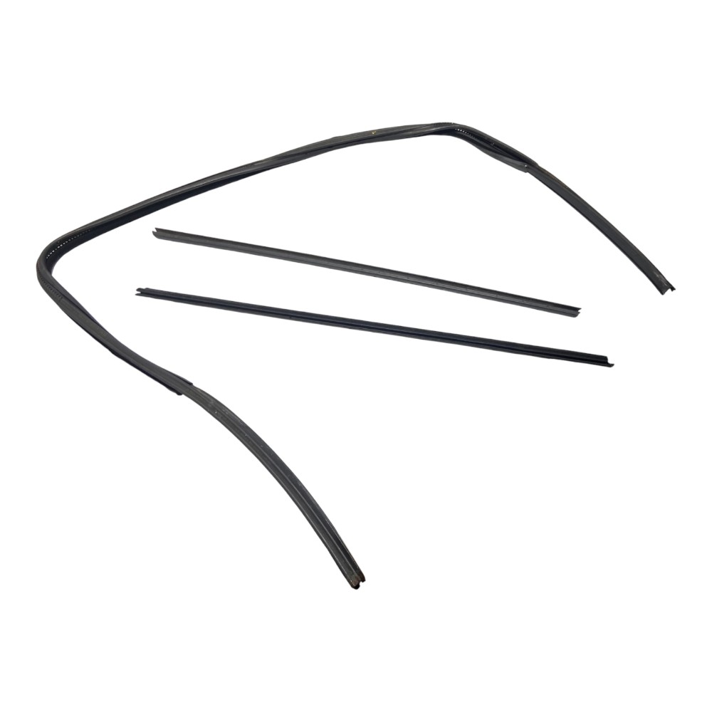 Kit 3 Pestana Canaleta Porta Dianteira Direita Gol Voyage G5 – Preto