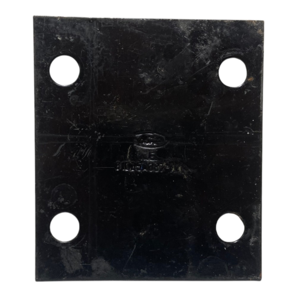 Placa Chapa Fechadura Cabine Ford Cargo 712 815 816 1119  Preto