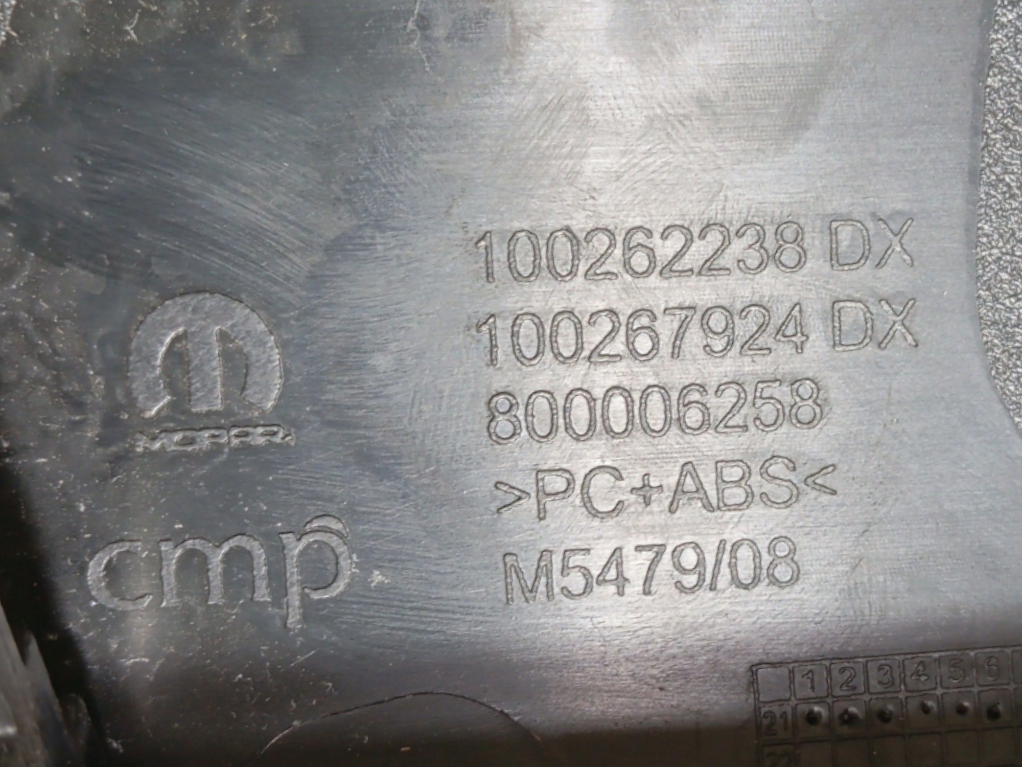 MOLDURA ACABAMENTO PAINEL FIAT PULSE L/D 100262238 ORIGINAL 2
