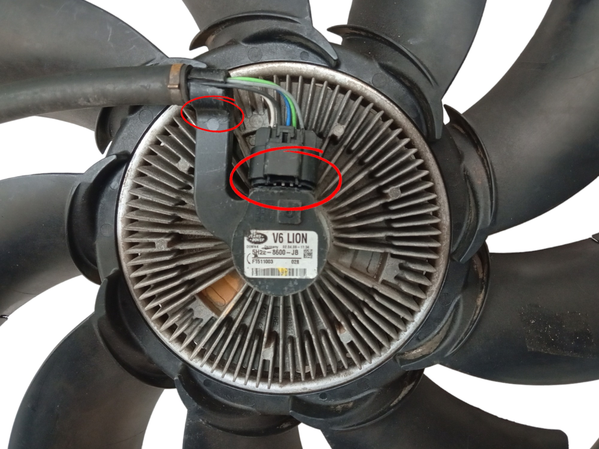 Ventoinha Radiador Discovery 3 2.7 V6 2008 5h228600jb C/deta 3