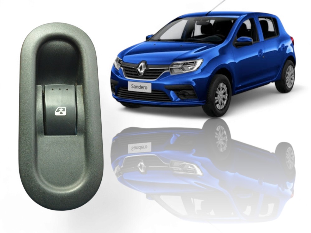 COMANDO VIDRO ELÉTRICO TRASEIRO L/E RENAULT SANDERO 2014 1