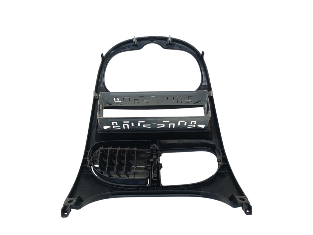 MOLDURA PAINEL CENTRAL PEUGEOT 206 S/ UM DIFUSOR 2000 A 2007 4