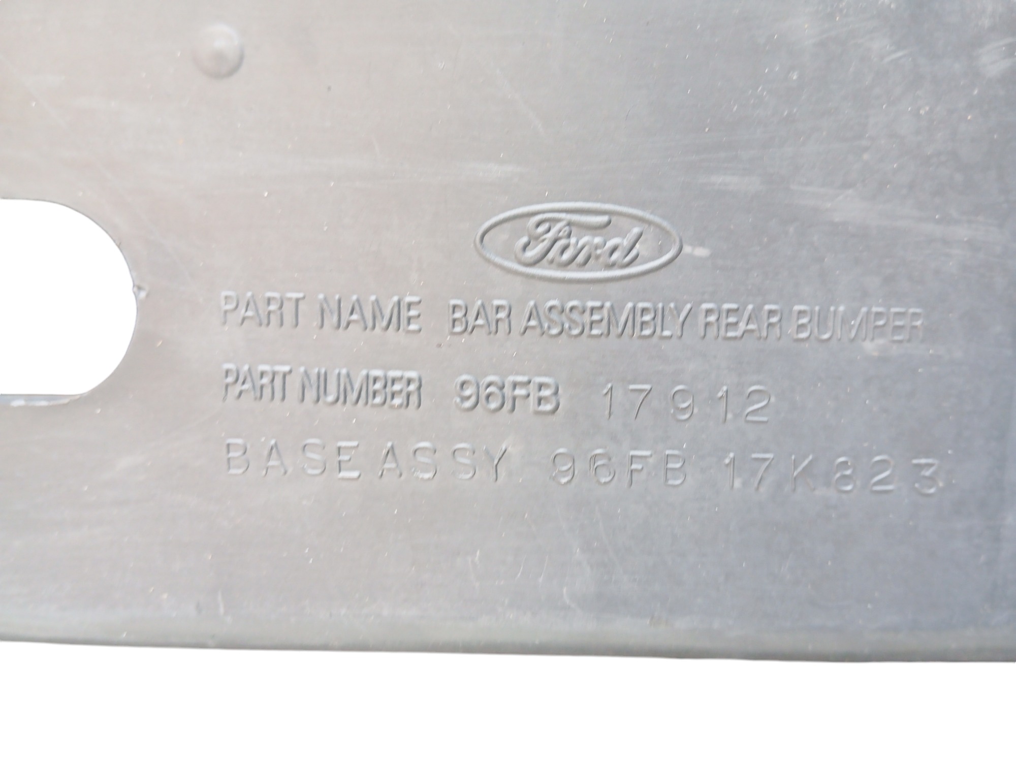 PARACHOQUE TRASEIRO FIESTA HATCH 2000 A 2002 96FB17K823 7
