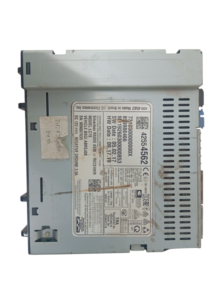Módulo Radio Receptor Chevrolet Spin 1.8 2015/18
