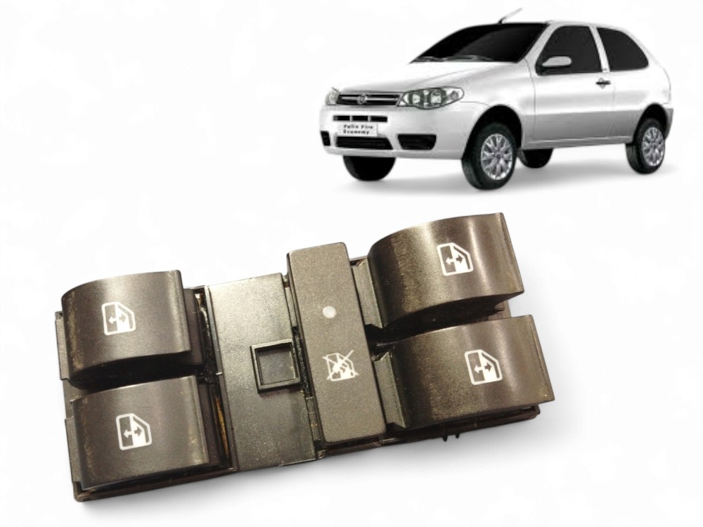 COMANDO BOTAO VIDRO ELETRICO DIANTEIRO L/E FIAT PALIO PUNTO 1