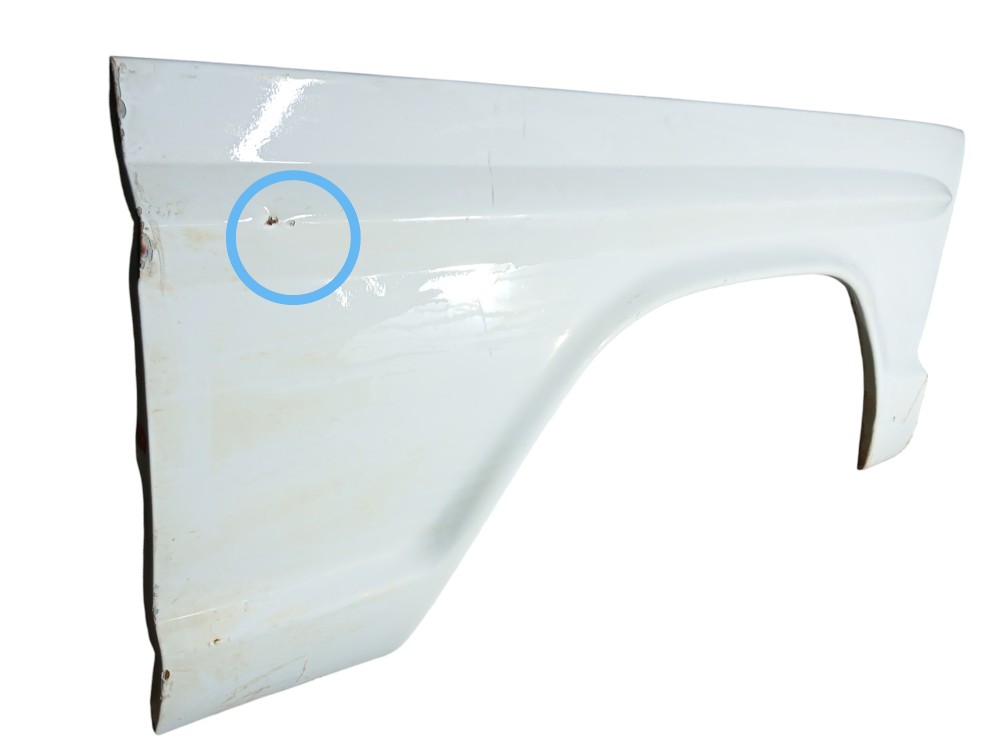 PARALAMA DIREITO FORD F1000 77/92 ORIGINAL C/DETALHE 3