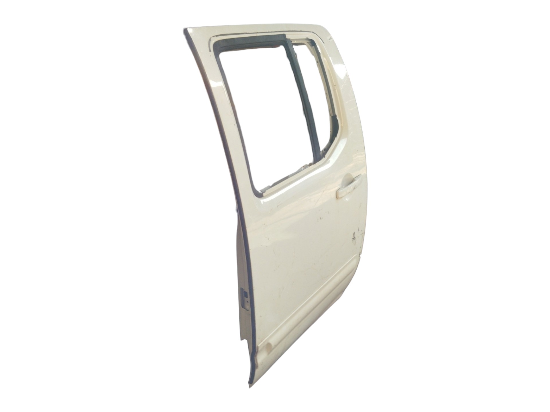 Porta Traseira L/e Nissan Frontier 2013/16 C/detalhes – Traseira – Esquerda – Branca 2