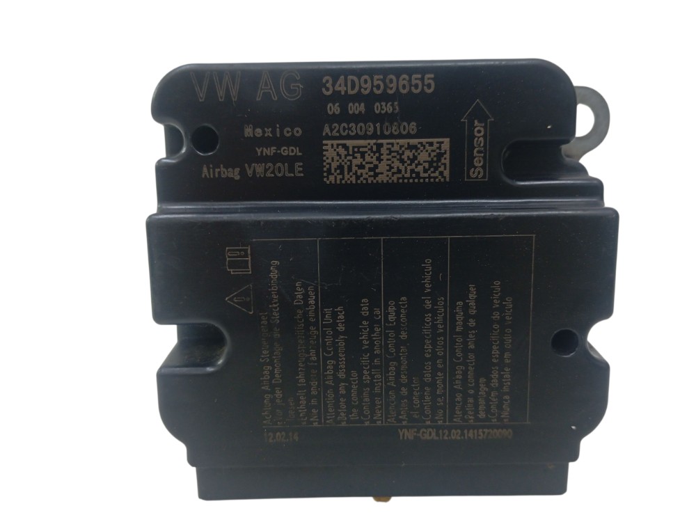 Módulo Airbag Gol G5 G6 2014/2017 2