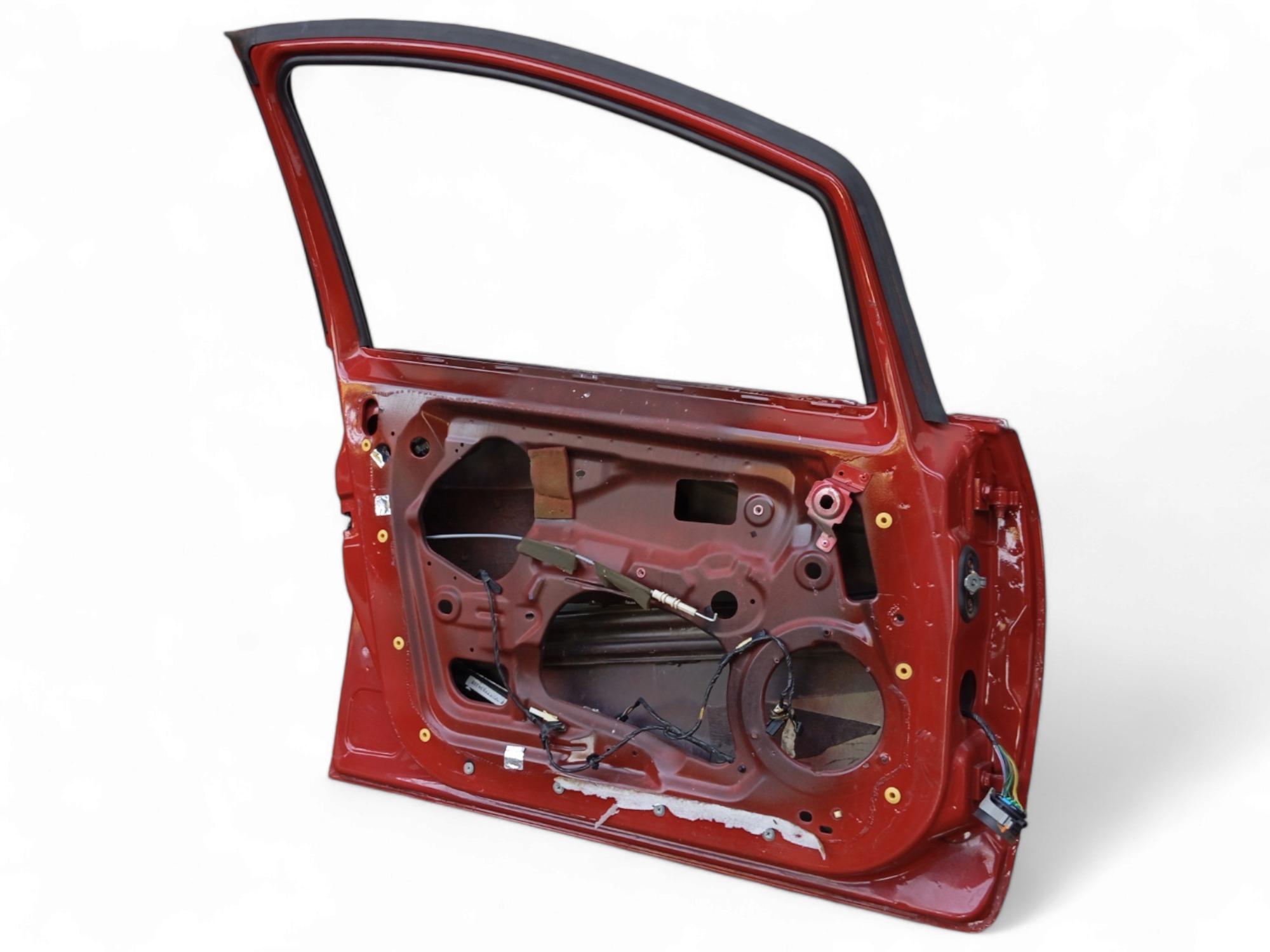 Porta Dianteira L/e Fiat Punto 2008 A 2016 Original Dianteira Esquerdo Vermelho 6