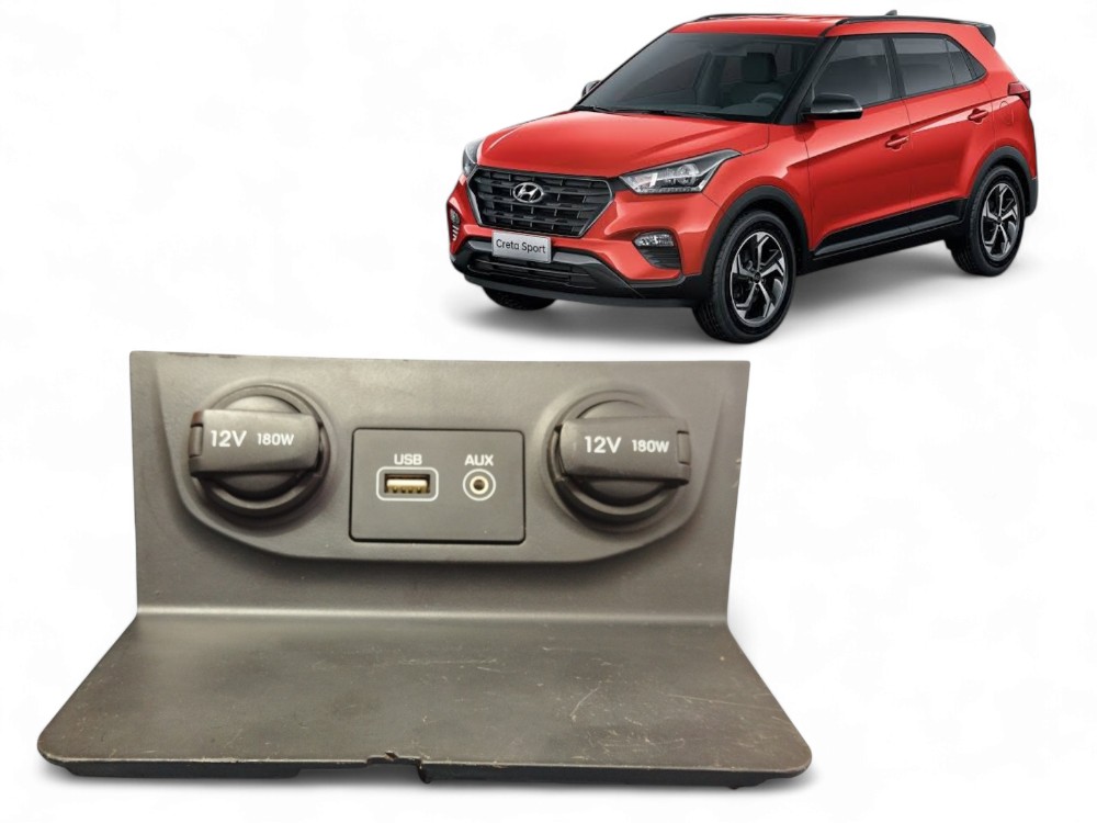 Acabamento Central Usb Hyundai Creta 2019 Original