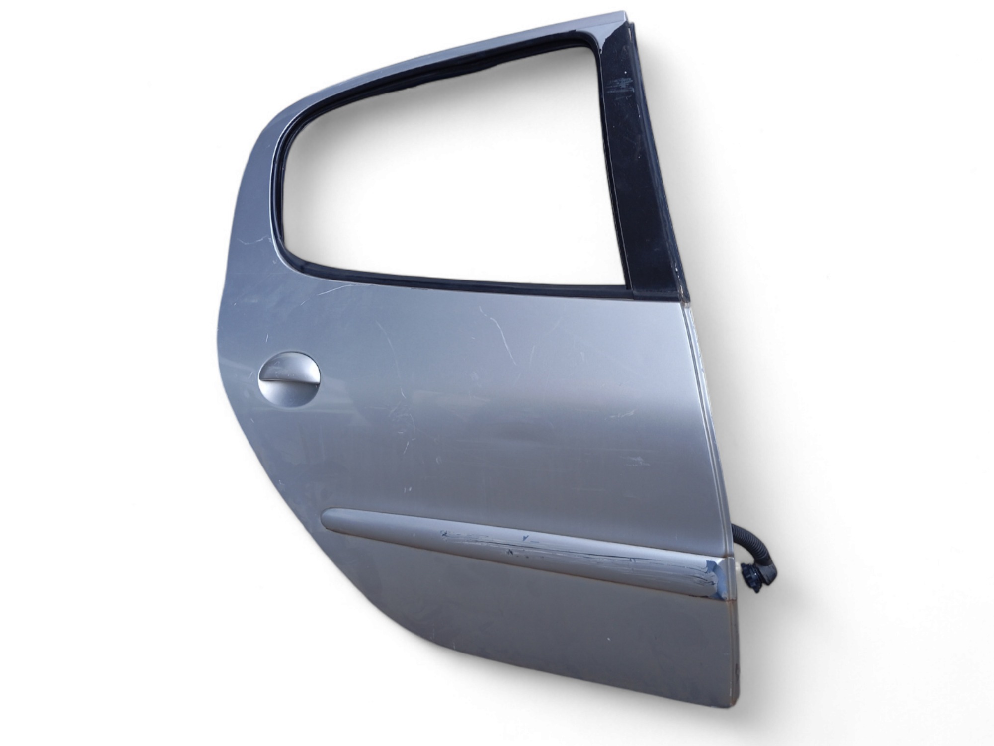 Porta Traseira L/d Peugeot 206 2005/2013 Original C/detalhe Traseira Direito Prata 5