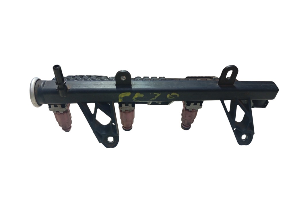FLAUTA COM 3 BICOS INJETOR PEUGEOT 206/207 10/14 1.4 2