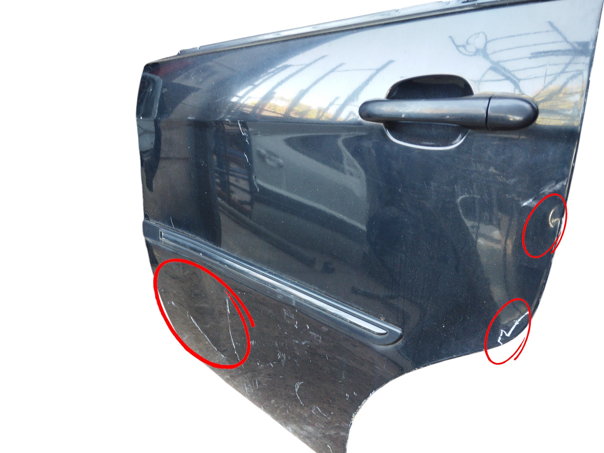 Porta Traseira L/e Citroen C3 2008 2012 C/detalhe Traseira 3