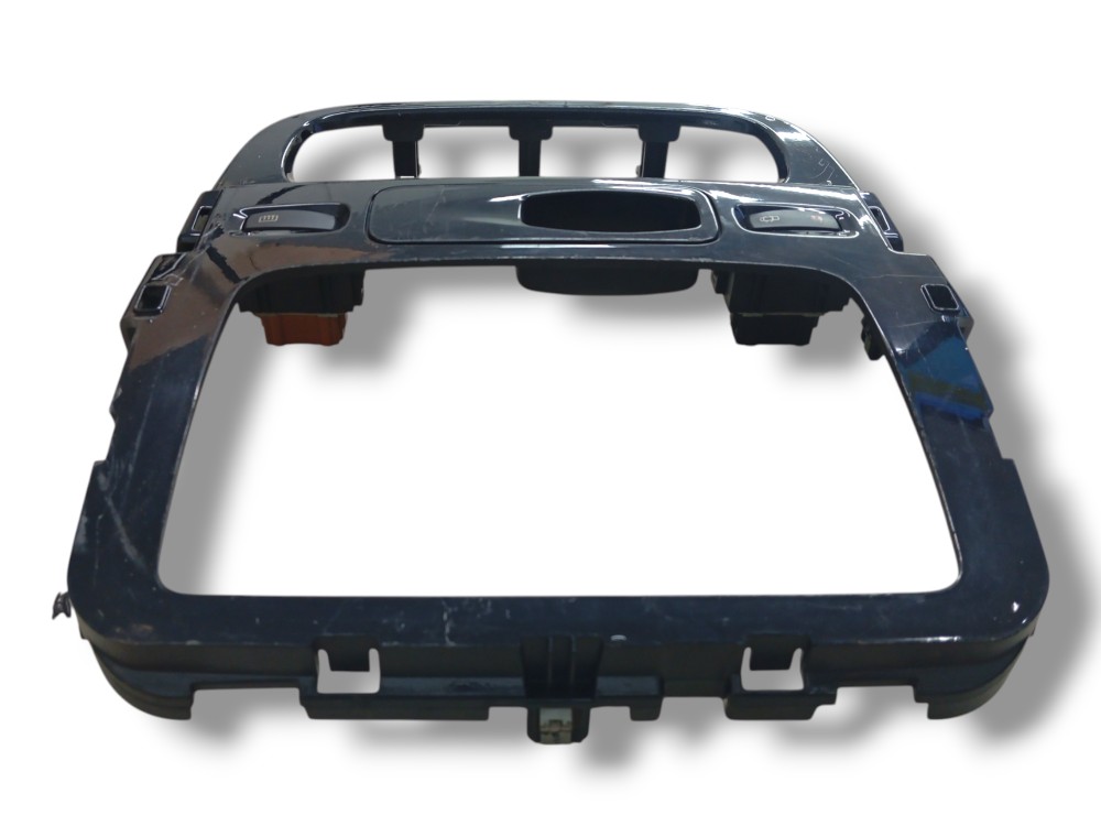Moldura Do Painel Central Botão Renault Duster Preto Brilhante 3