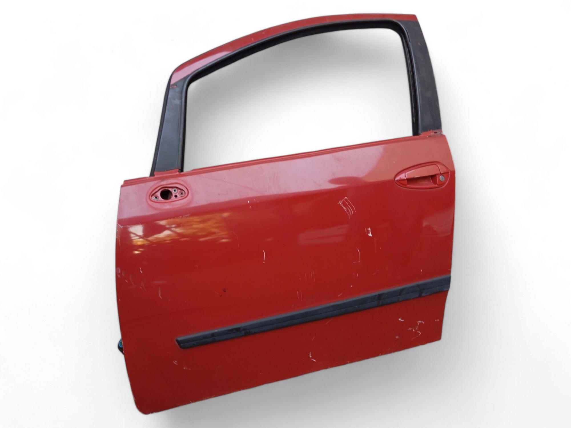 Porta Dianteira L/e Fiat Punto 2008 A 2016 Original Dianteira Esquerdo Vermelho 2