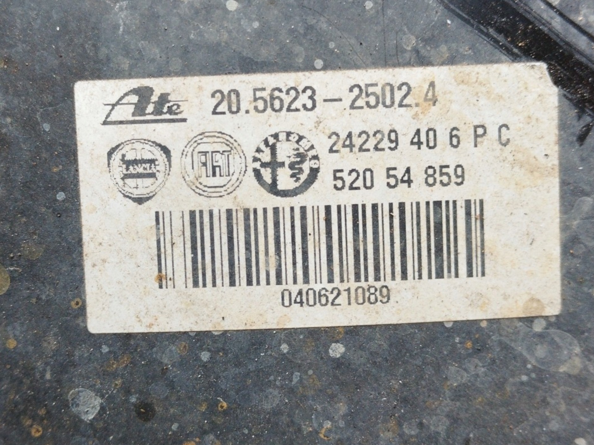 HIDROVACUO SERVO FREIO C/CILINDRO MESTRE FIAT STRADA 14/18 3