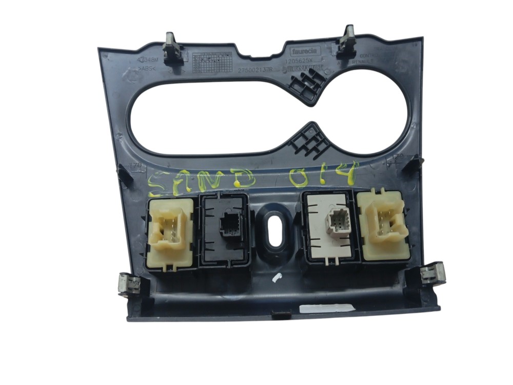 Moldura Painel Central Botão Vidro Renault Sandero 2015/19 4