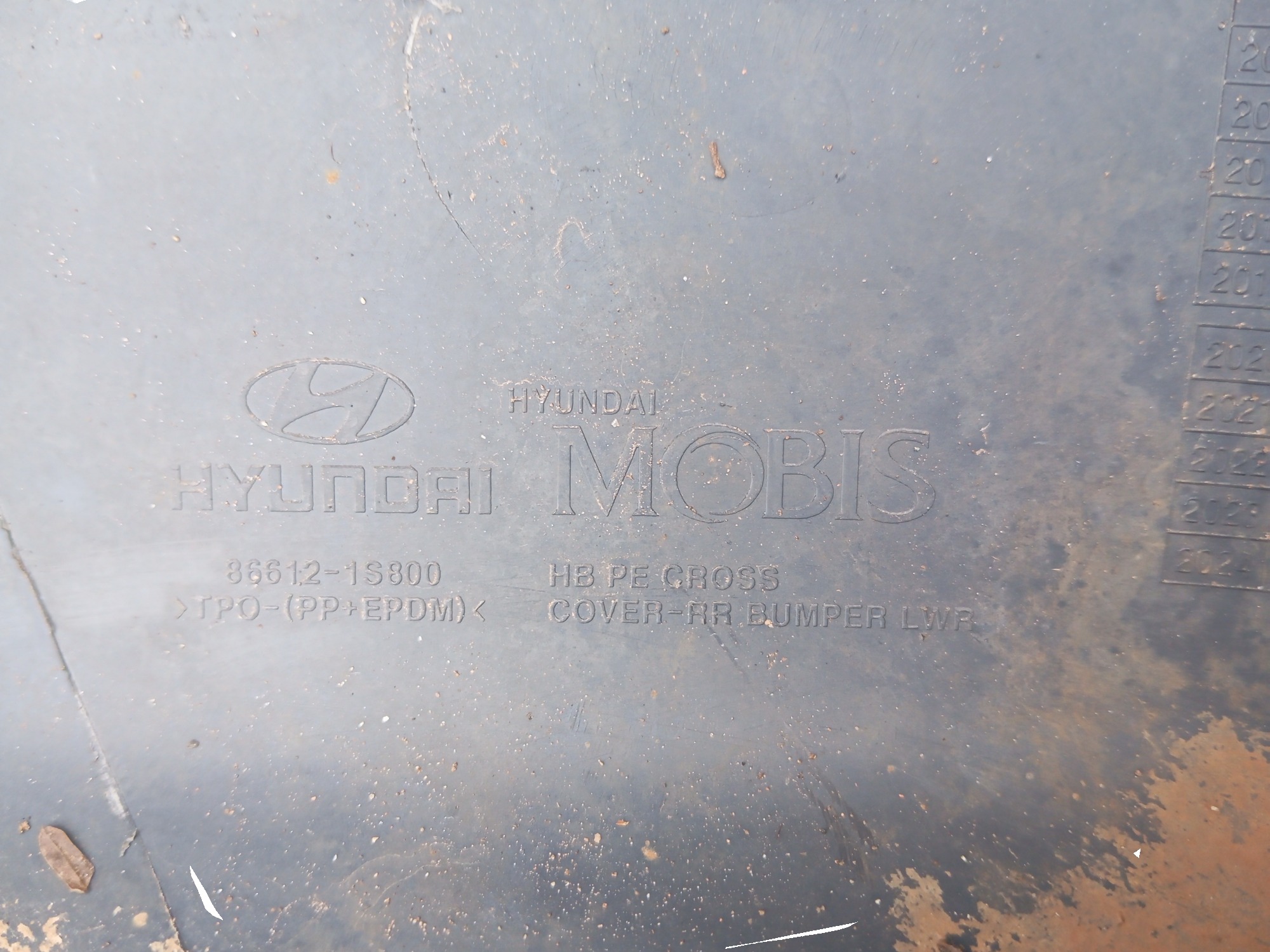 PARACHOQUE TRASEIRO HYUNDAI HB20X 2016 A 2018 866121S800 7