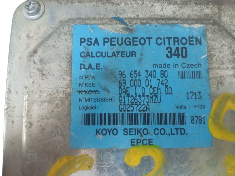 Módulo de direção elétrica Citroen C3 2003/12 5
