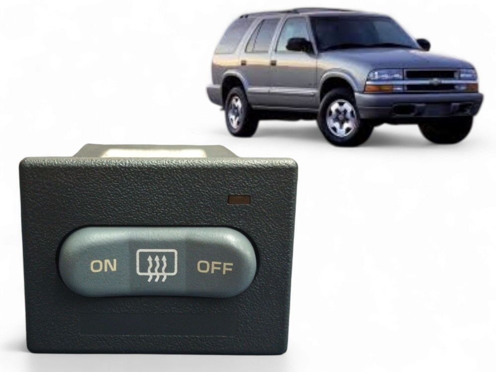 Comando Botao Desembaçador Vidro Traseiro Gm Blazer 95 A 04 1