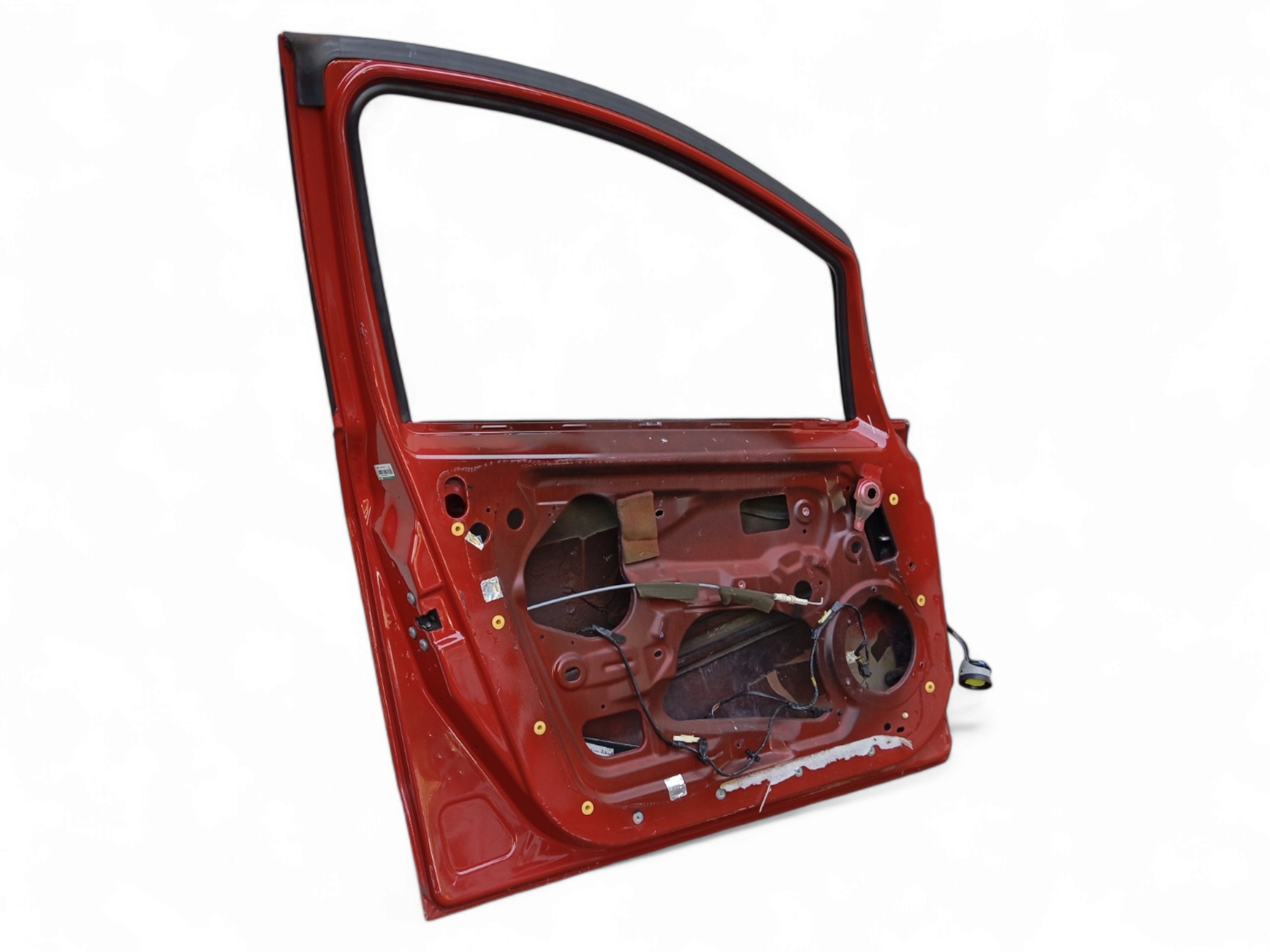 Porta Dianteira L/e Fiat Punto 2008 A 2016 Original Dianteira Esquerdo Vermelho 5