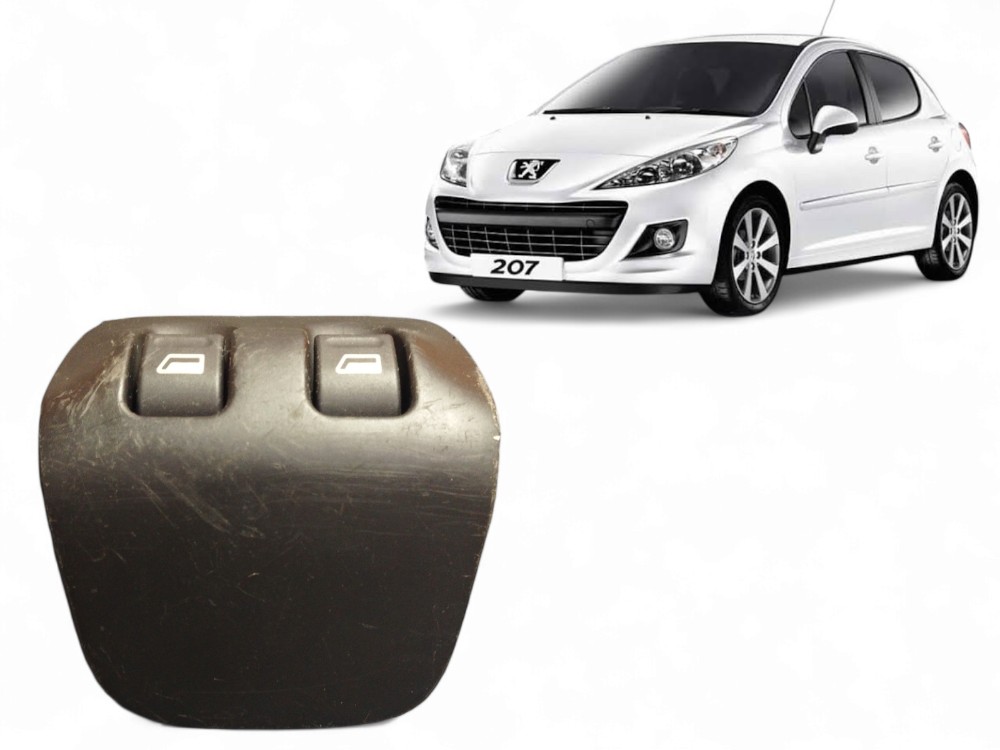 COMANDO BOTAO VIDRO TRASEIRO PEUGEOT 207 2009 A 2011 1