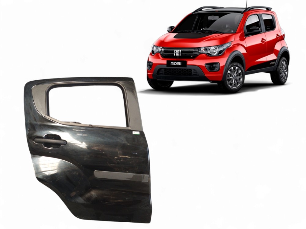 Porta Traseira L/d Fiat Mobi 2017 A 2021 Original Traseira Direito 1