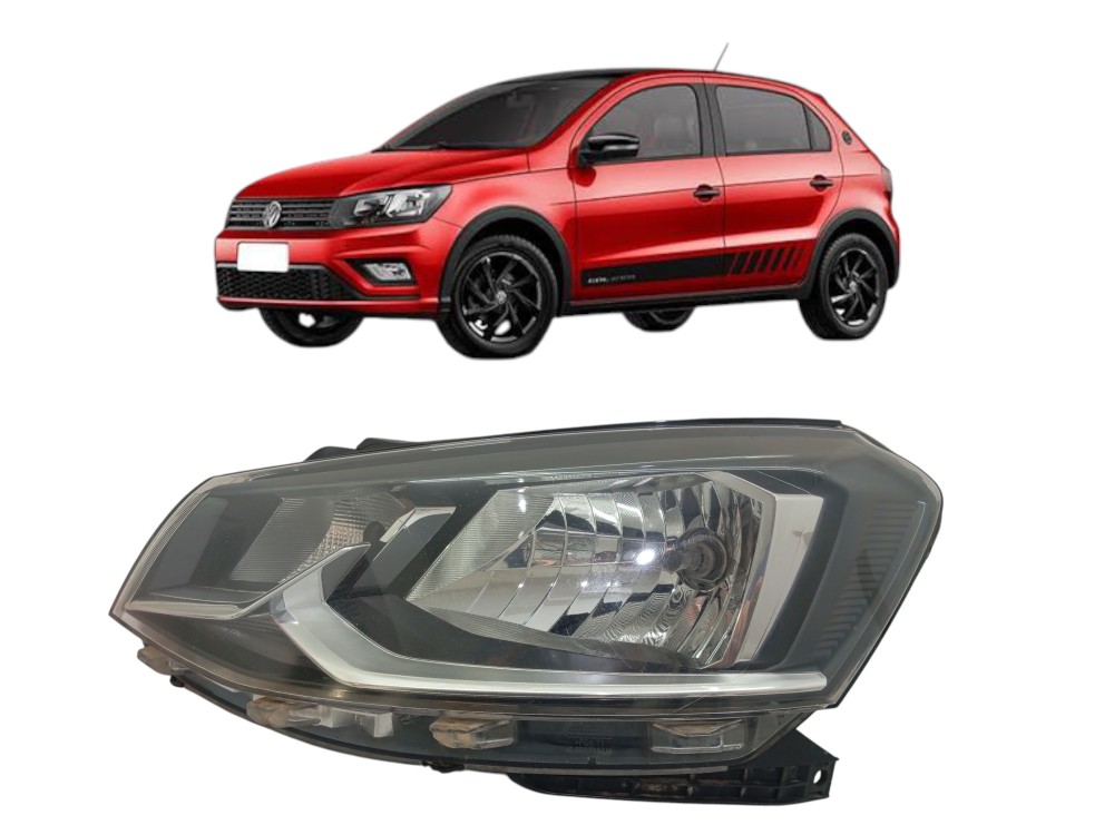 Farol Original Volkswagen Gol Saveiro Voyage G6 2013 A 2016 Esquerdo/motorista 1