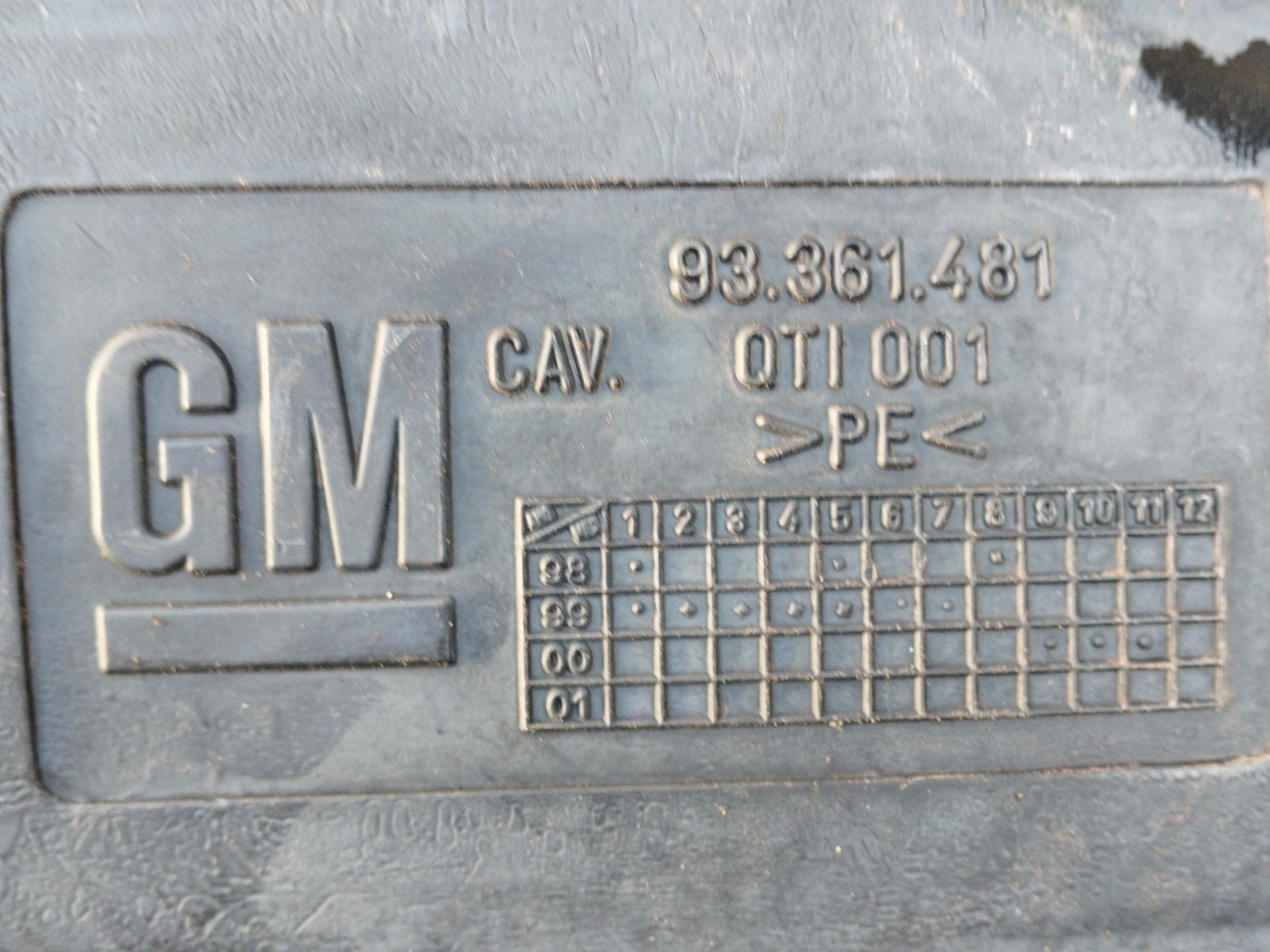 Tanque Combustível Gm Celta/corsa 2000/04 – 93361481 3