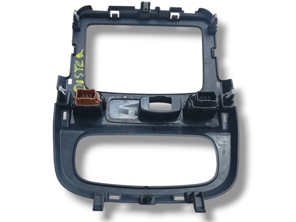 Moldura Do Painel Central Botão Renault Duster Preto Brilhante 4
