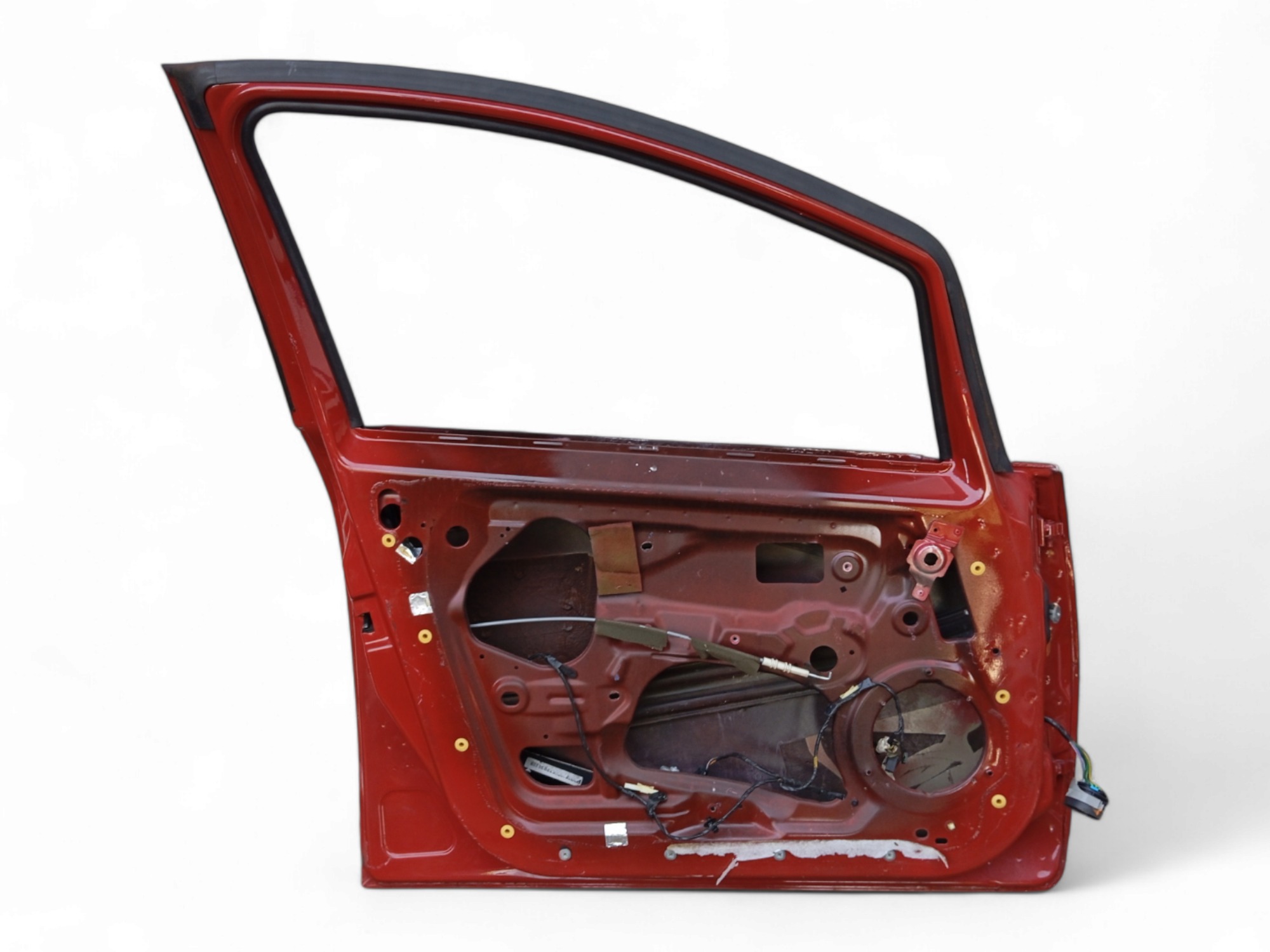 Porta Dianteira L/e Fiat Punto 2008 A 2016 Original Dianteira Esquerdo Vermelho 4