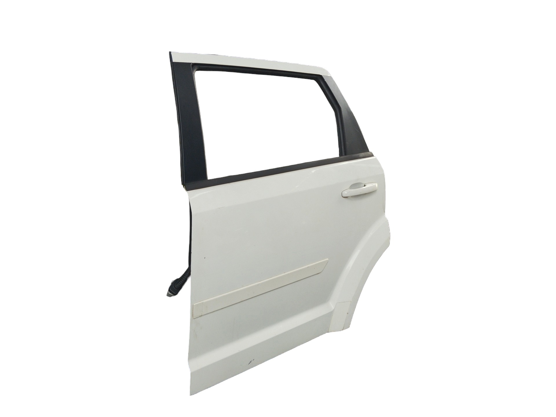 Porta Traseira L/e Fiat Freemont 2012/15 C/detalhes Traseira Esquerda Branca 2