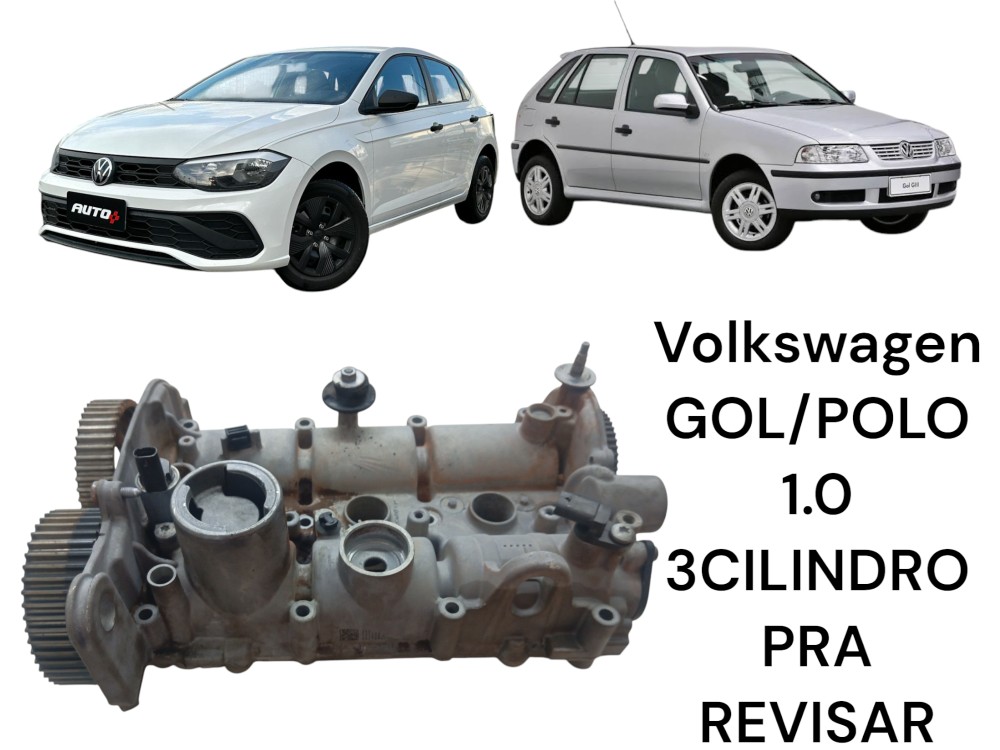 CABEÇOTE GAIOLA COMANDO VOLKSWAGEN GOL POLO 1.0 3CILINDRO