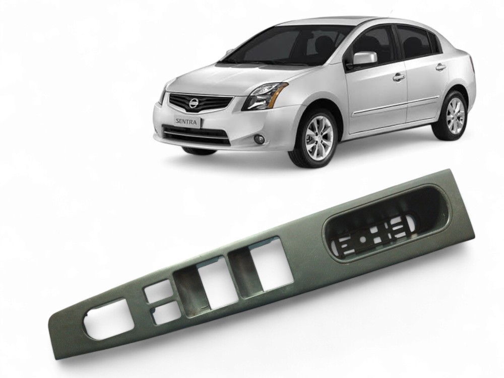 MOLDURA BOTAO VIDRO DIANTEIRO L/E NISSAN SENTRA 2005 A 2013 1