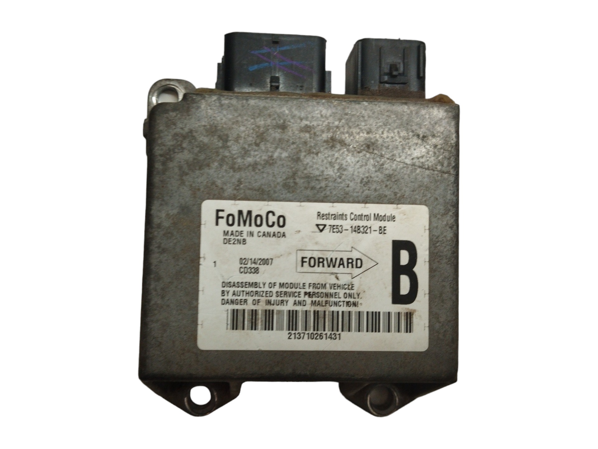 KIT AIRBAG FORD FUSION 2007 FALTANDO BOLSA, CINTAS E CINTO 6