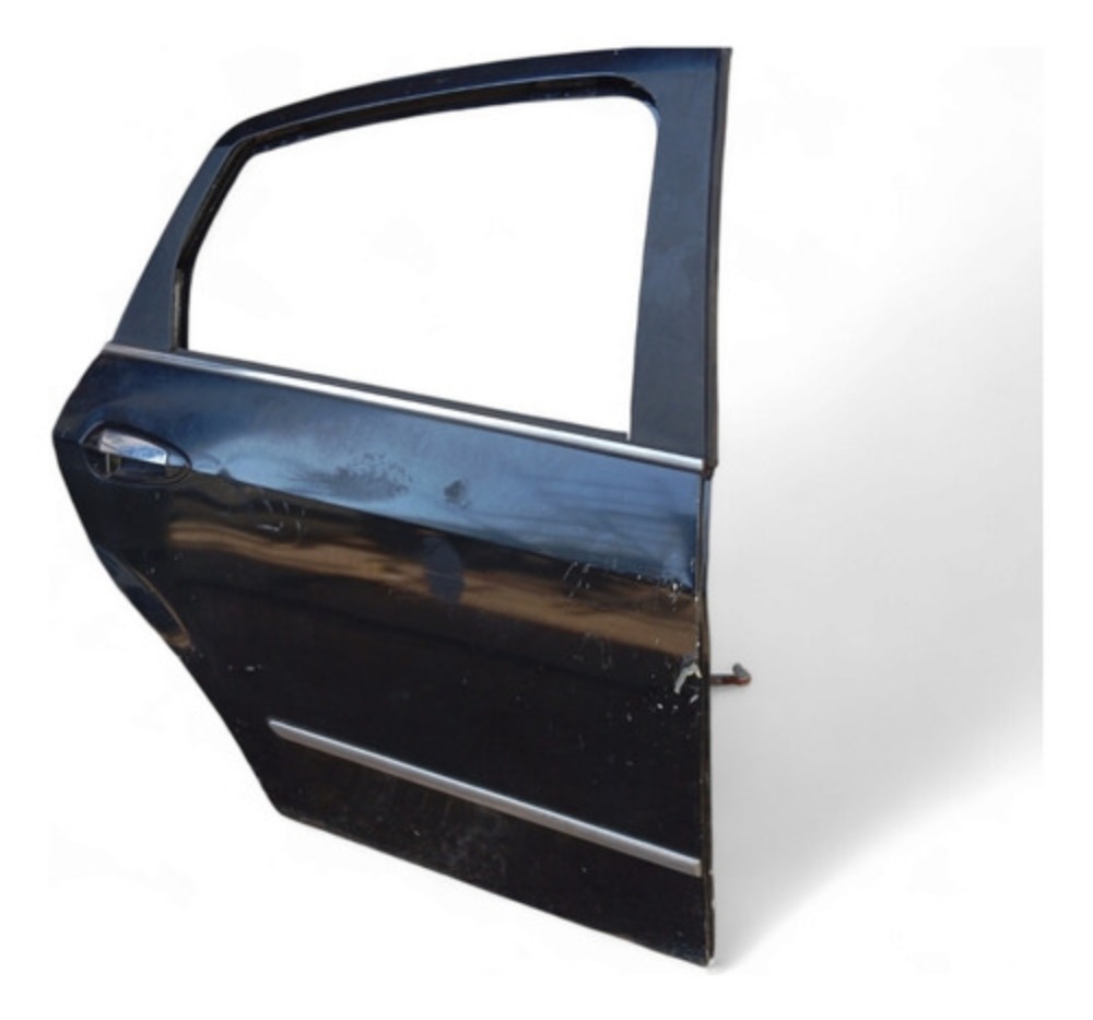 Porta Traseira L/d Fiat Punto / Linea 2008 A 2017 C/detalhes Traseira Direito Preto 2