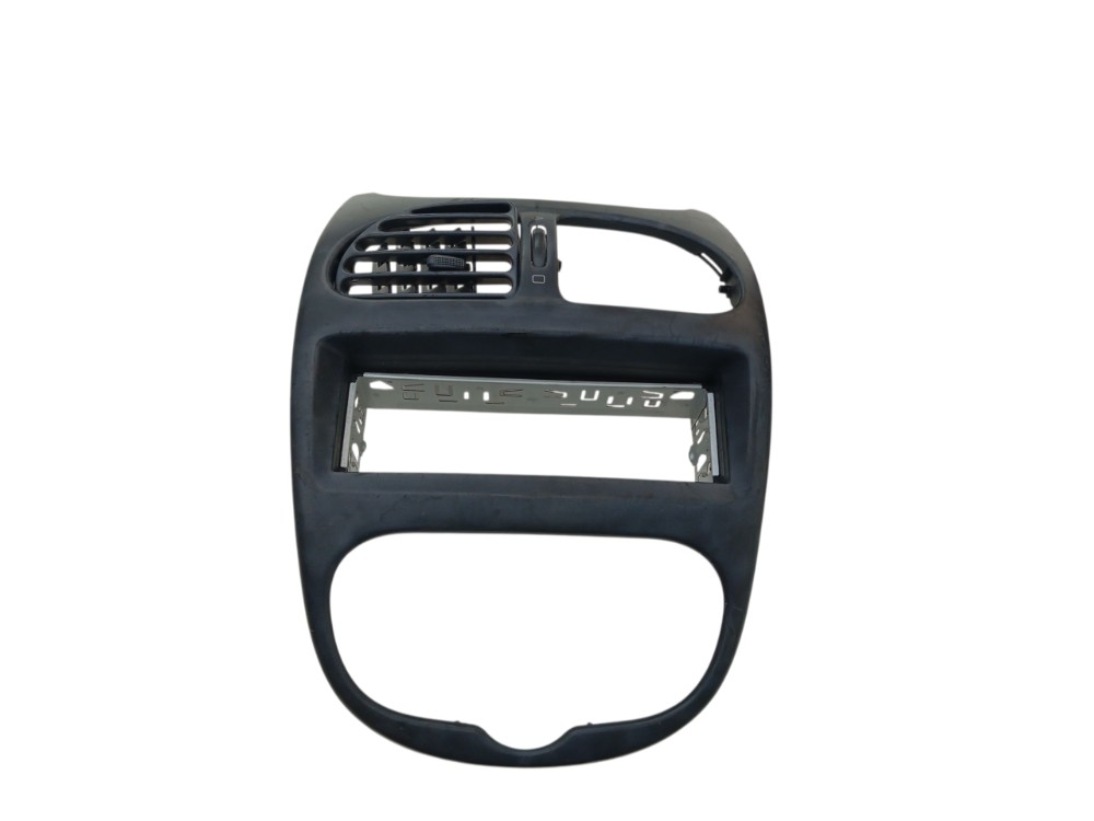 MOLDURA PAINEL CENTRAL PEUGEOT 206 S/ UM DIFUSOR 2000 A 2007