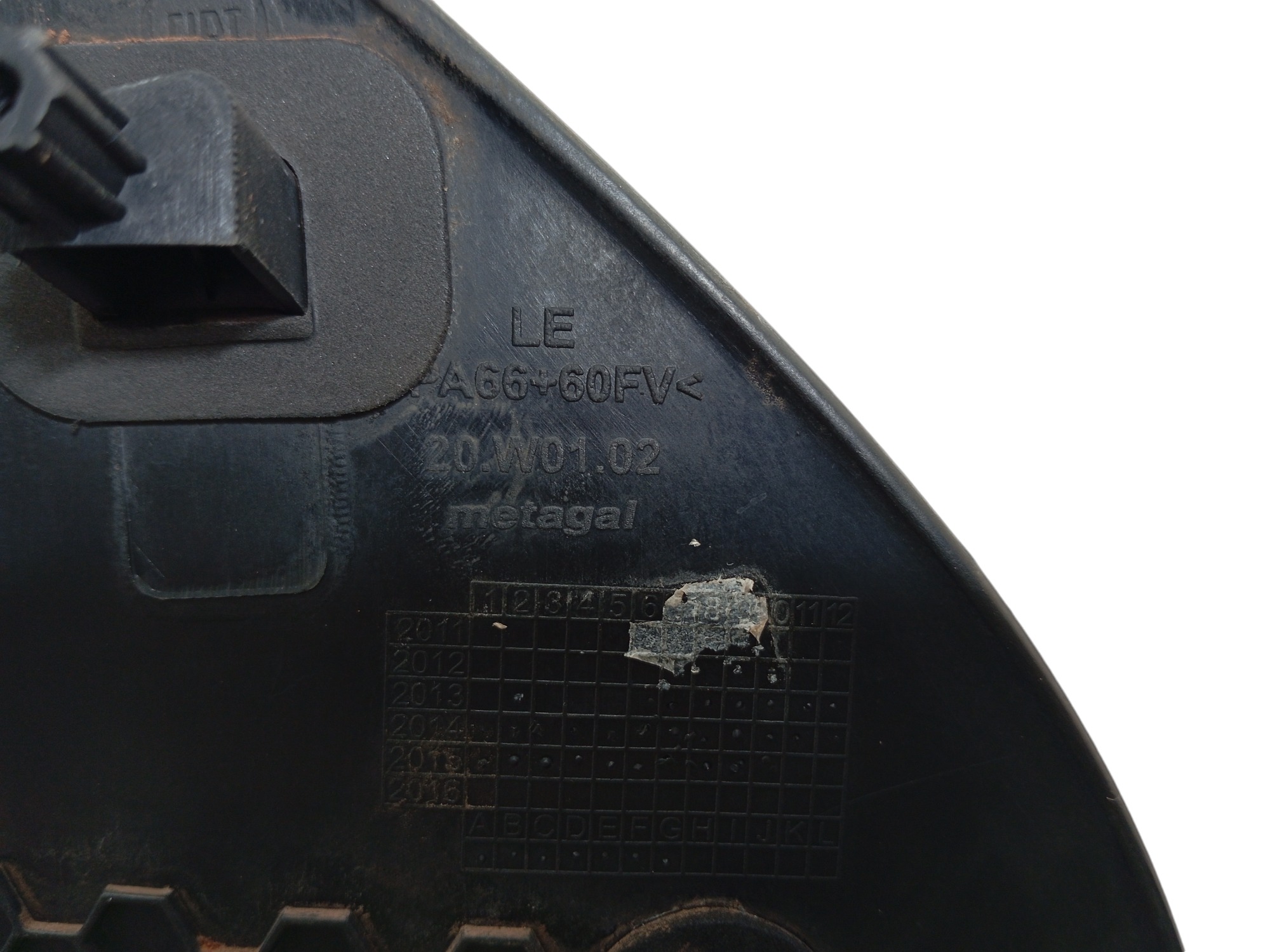 Retrovisor L/e Fiat Fiorino 2013 A 2020 Fixo Original 6