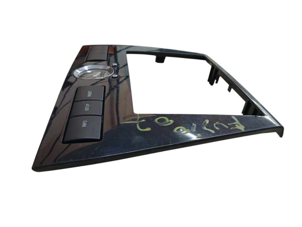 MOLDURA CENTRAL PAINEL MULTIMÍDIA RELÓGIO FORD FUSION 06/10 3