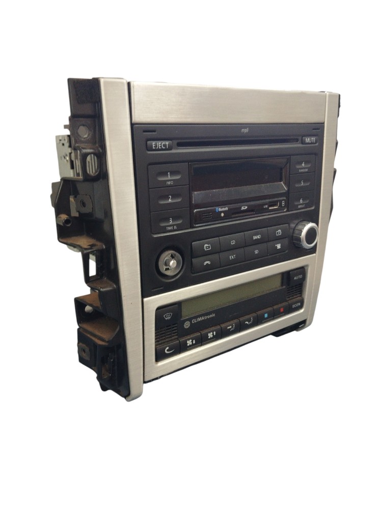 Radio C/moldura Original Golf Sportline 2008 A 2013 S/cód 3