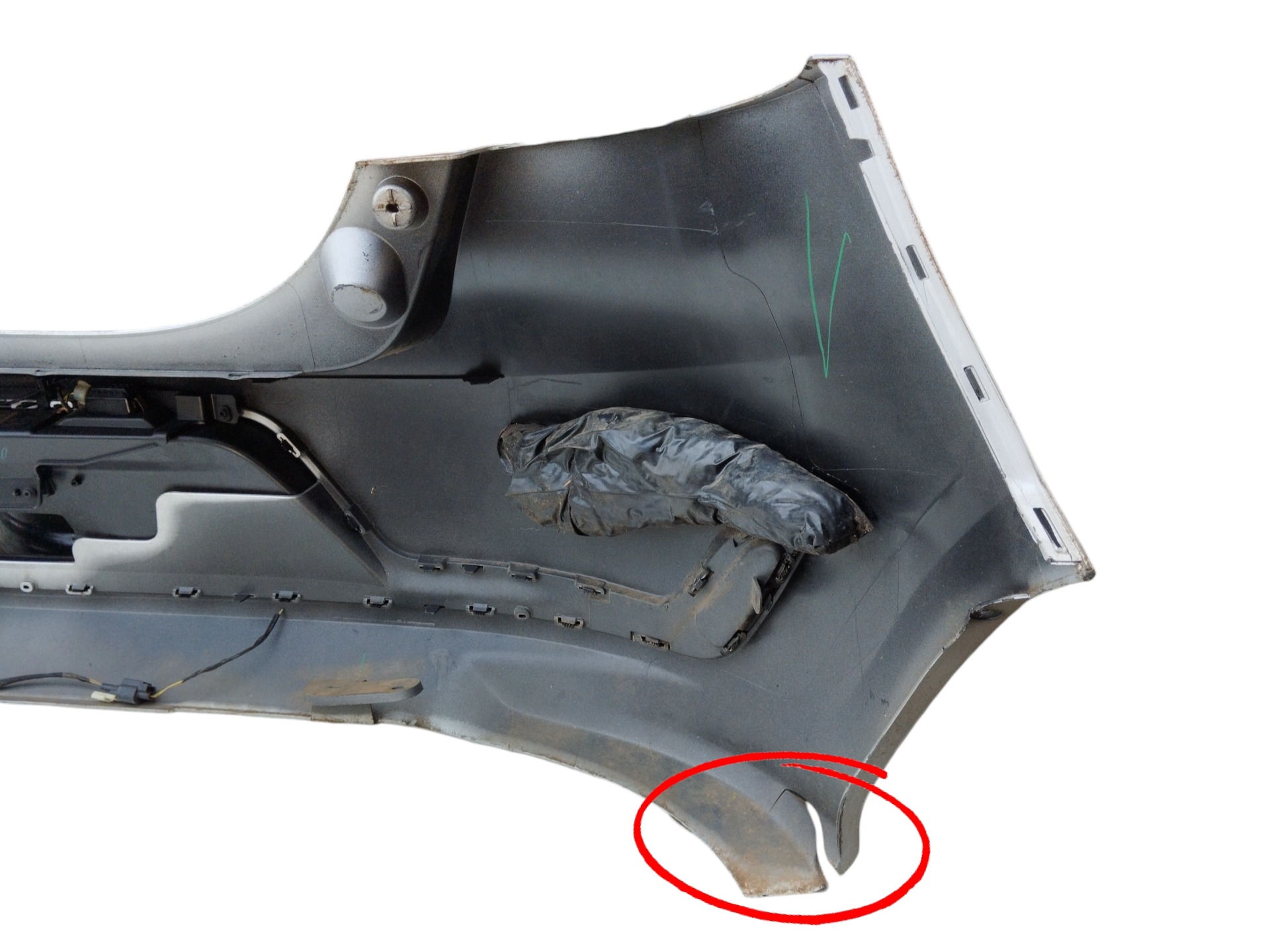 PARACHOQUE TRASEIRO FORD KA 16/20 ORIGINAL USADO C/DETALHE 6