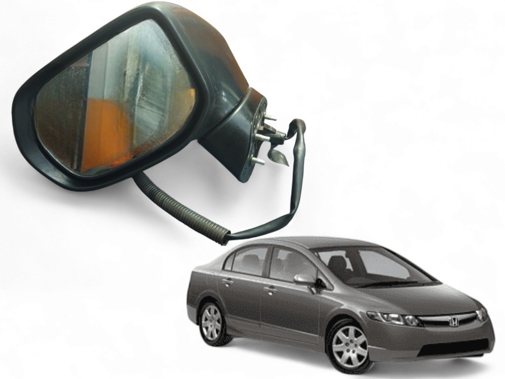 Retrovisor Sem Pisca L/e Honda Civic 2008 A 2011 1