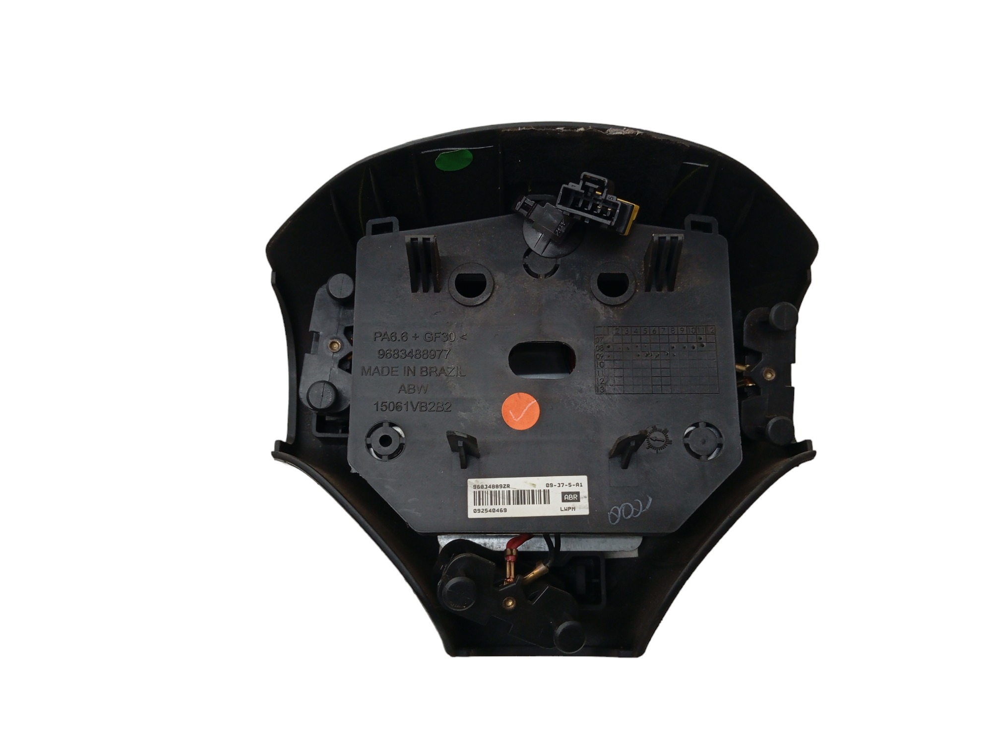 Tampa Capa Buzina Peugeot 206 2008 Original 2