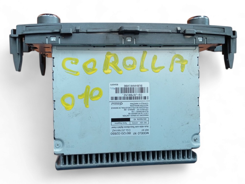 Radio Som Cd Player Toyota Corolla 2009 A 2014 Original 4