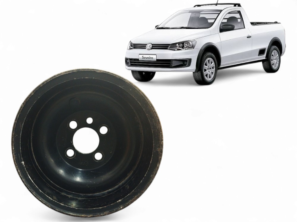 Polia Dupla Virabrequim Volkswagen Gol Fox Saveiro Voyage 1