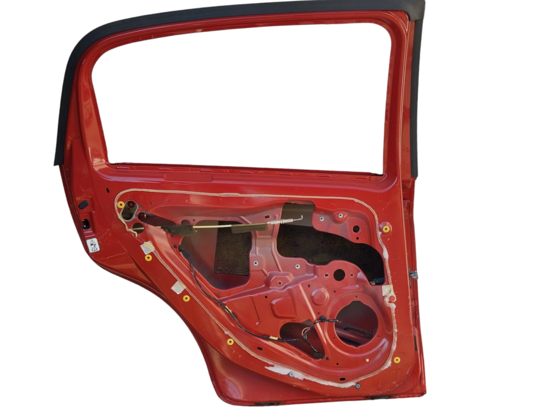Porta Traseira L/e Fiat Punto 2012 A 2014 C/ Detalhe  Traseira Esquerda 2
