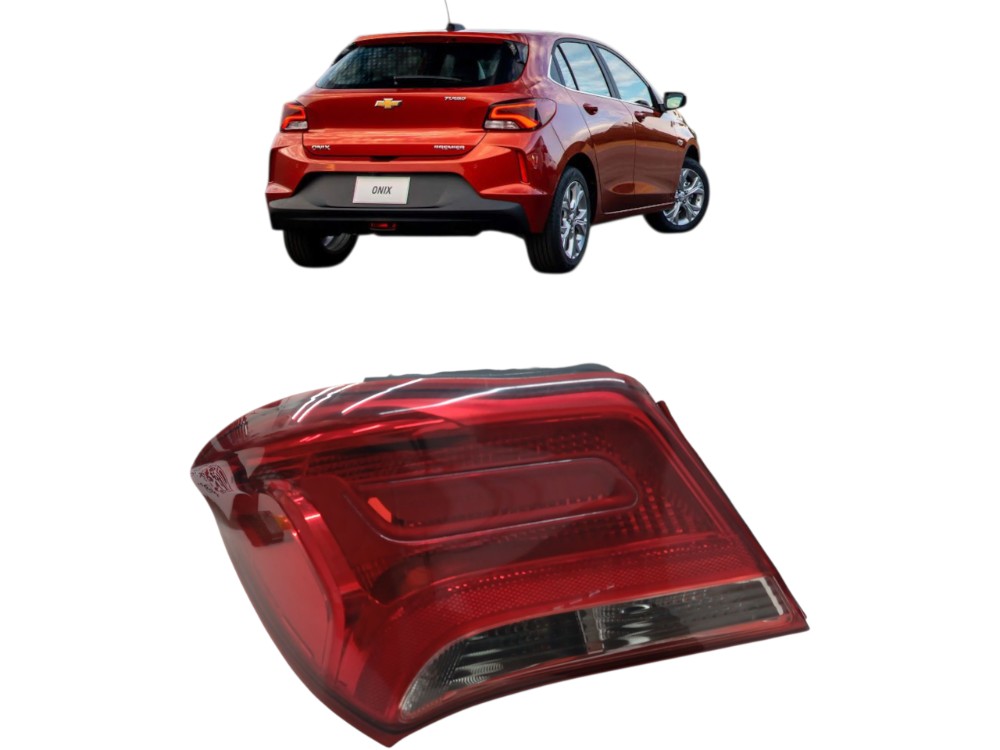 LANTERNA TRASEIRA ESQUERDA CHEVROLET GM ONIX 2017 A 2021