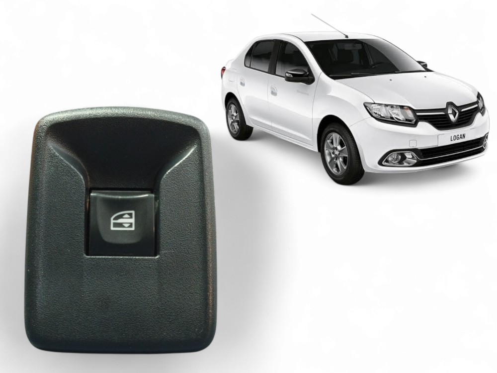 BOTAO ELETRICO VIDRO DIANTEIRO SANDERO LOGAN CLIO L/D 15-17